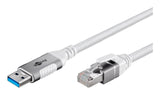 Goobay 74159 netværkskabel Hvid 2 m Cat6 F/UTP (FTP)