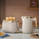 Russell Hobbs Bronte elkedel 1,7 L 2400 W Guld, Stenfarve