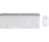 Logitech Slim MK470 tastatur Mus inkluderet Universel RF trådløst QWERTZ Tysk Hvid