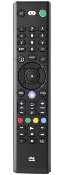 One For All TV Replacement Remotes URC1312 fjernbetjening IR trådløs Tryk på knapper