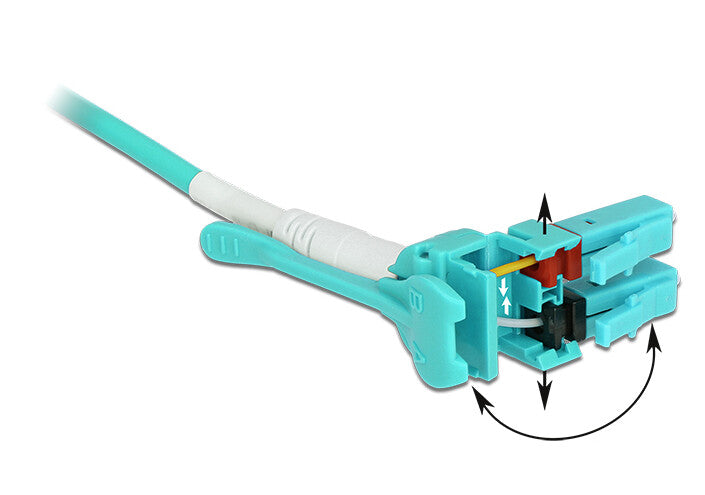 DeLOCK 85130 InfiniBand og fiberoptisk kabel 5 m LC Blå