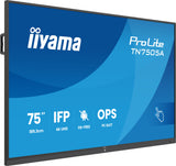 iiyama TN7505A-B1AG skilte display Interaktivt fladpanel 189,3 cm (74.5") 500 cd/m² 4K Ultra HD Sort Berøringsskærm