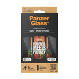 PanzerGlass ® Privacy Skærmbeskyttelse iPhone 15 Pro Max | Ultra-Wide Fit m. EasyAligner