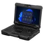 Panasonic Toughbook 40 mk3 Intel Core Ultra 5 235H Laptop 35,6 cm (14") Berøringsskærm Fuld HD 16 GB DDR5-SDRAM 512 GB SSD Wi-Fi 7 (802.11be) Windows 11 Pro Sort, Grå