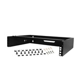 StarTech.com RACK-2U-14-BRACKET stativ Vægmonteret stativ Sort