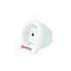 Skross 1.500209-E strømstik adapter Type I (AU) Type C (eurostik) Hvid