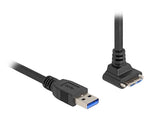 DeLOCK 80483 USB-kabel USB 3.2 Gen 1 (3.1 Gen 1) 1 m USB A Micro-USB B 5 Gbit/sek. Sort