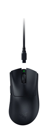 Razer DeathAdder V4 Pro mus Spil Højre hånd RF Wireless + USB Type-A Optisk 45000 dpi