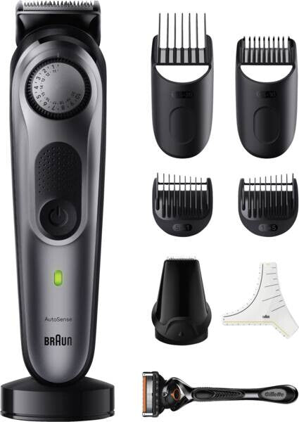 Braun BeardTrimmer 7 BT 7420 Batteri 40 2 cm Grå