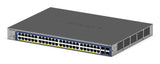 NETGEAR GS752TXP Administreret L2/L3/L4 10G Ethernet (100/1000/10000) Strøm over Ethernet (PoE) Sort
