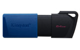 Kingston Technology DataTraveler 64 GB USB 3.2 Gen 1 Exodia M (sort + blå)
