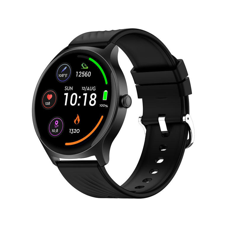 Denver SWC-387B 3,63 cm (1.43") AMOLED Digital 466 x 466 pixel Berøringsskærm Sort