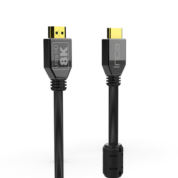 Inca IHD-21 HDMI-kabel 2 m HDMI Type A (Standard) 3 x HDMI Type A (Standard) Sort