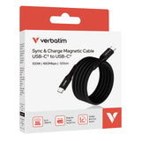 Verbatim 31863 USB-kabel USB 2.0 1,2 m USB C 0,48 Gbit/sek. 100 W Sort