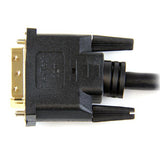 StarTech.com HDDVIMM2M videokabel adapter 2 m HDMI DVI-D Sort
