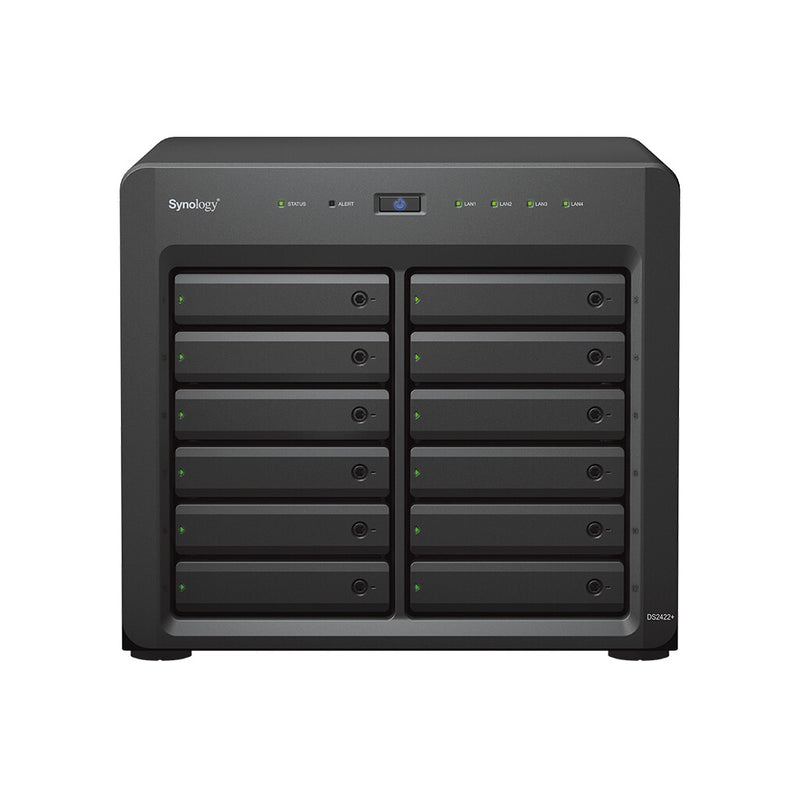 Synology DiskStation DS2422+ NAS Desktop Ryzen Embedded V1500B 4 GB DDR4 72 TB HDD DiskStation Manager Sort