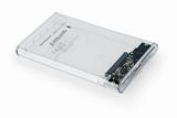 Gembird EE2-U3S9-6 drevkabinet HDD kabinet Transparent 2.5"