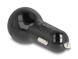 DeLOCK 64329 oplader til mobil enhed Smartphone, Tablet Sort Cigartænder Hurtig opladning Indendørs