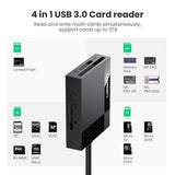 Ugreen 30333 kortlæser USB Sort