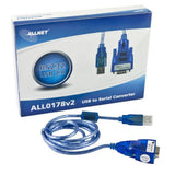 ALLNET ALL0178V2 serielkabel Blå 1,5 m USB A RS232