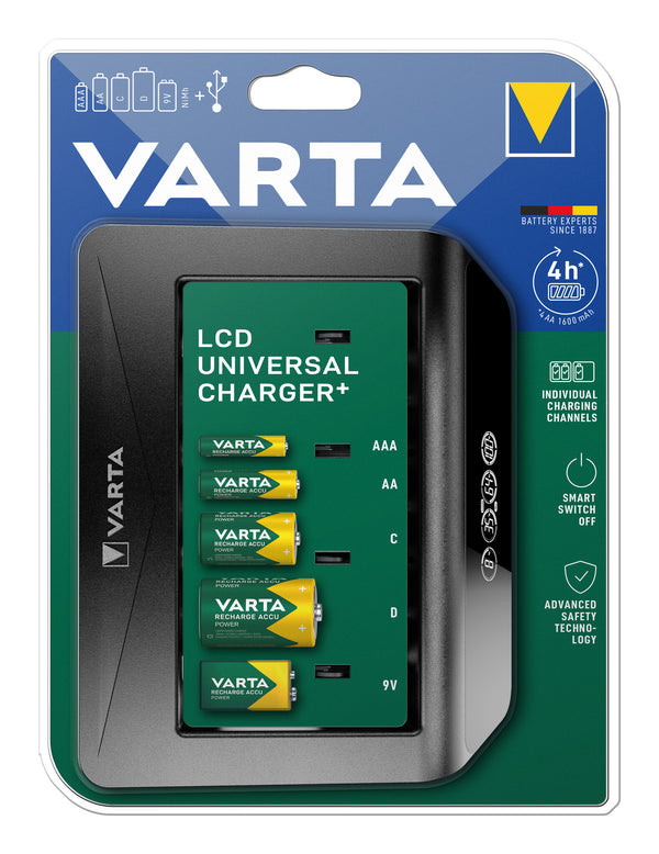 Varta Universal Charger+ batterioplader Vekselstrøm