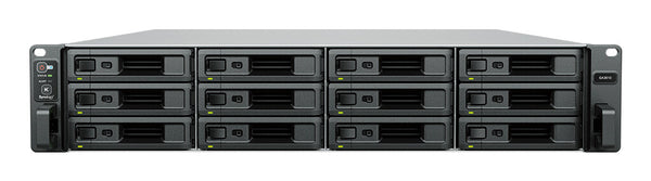 Synology SA SA3610 NAS & lagringsserver Stativ (2U) Intel® Xeon® D-1567 16 GB DDR4 0 TB DiskStation Manager Sort, Grå