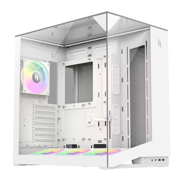 GameMax NEX C56 VC WH computeretui Midi Tower Hvid