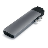 Satechi ST-TCPHEM dockingstation Thunderbolt 3 Grå