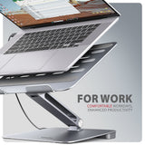 Axagon HMC-STND laptop stativ Sølv 43,9 cm (17.3")