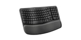 Logitech 920-012283 tastatur Kontor RF trådløs + Bluetooth QWERTZ Tysk Grafit
