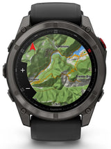 Garmin fēnix 8 Pro 3,56 cm (1.4") AMOLED 51 mm Digital 454 x 454 pixel Berøringsskærm Sort, Grå, Titanium Wi-Fi GPS (satellit)