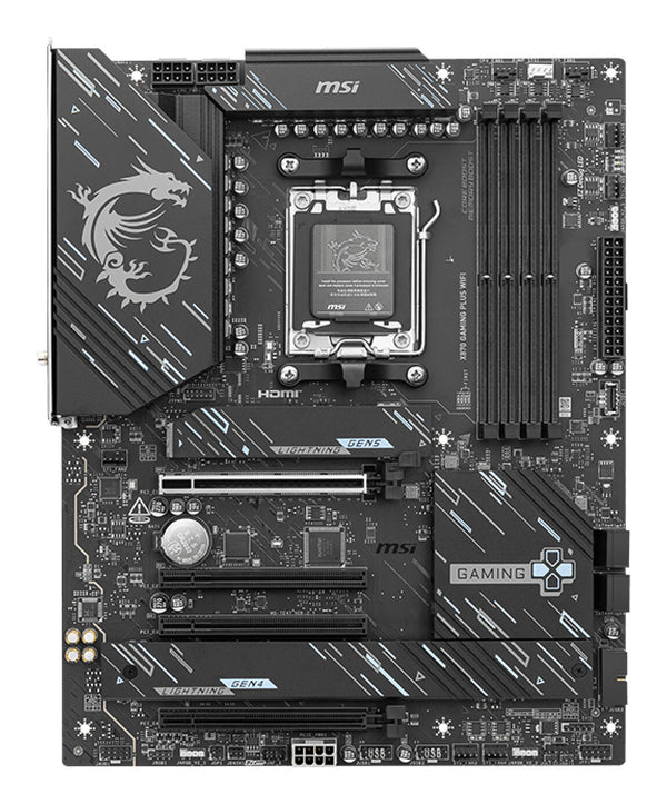 MSI X870 GAMING PLUS WIFI bundkort AMD X870 Sokkel AM5 ATX