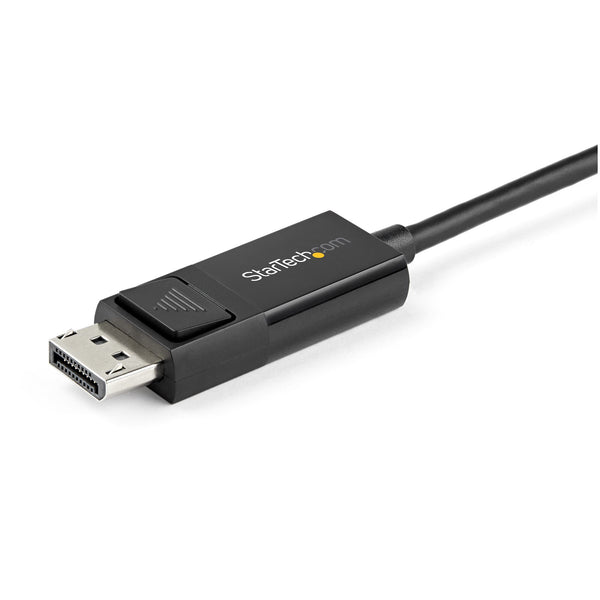 StarTech.com CDP2DP1MBD videokabel adapter 1 m DisplayPort USB Type-C Sort