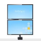 StarTech.com ARMDUALPIVOT skærmbeslag og -stativer 81,3 cm (32") Skrivebord Sort