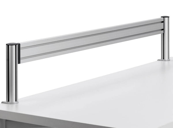 Novus TSS Toolbar skinne til skrivebord Klemme 1400 mm Sølv