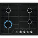 Electrolux EGS6424K Sort Indbygget 60 cm Gaskomfur 4 zone(s)