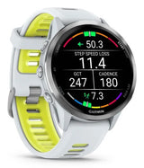 Garmin Forerunner 970 3,56 cm (1.4") AMOLED Digital 454 x 454 pixel Berøringsskærm Hvid Wi-Fi GPS (satellit)