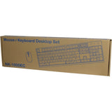 Inter-Tech NK-1000EC tastatur Mus inkluderet Kontor USB QWERTY Engelsk Sort
