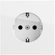 GIRA 446670 stikkontakt Schuko Hvid