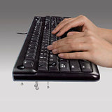 Logitech Keyboard K120 for Business tastatur Kontor USB AZERTY Belgisk Sort