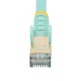 StarTech.com 6ASPAT50CMAQ netværkskabel Turkis 0,5 m Cat6a U/FTP (STP)