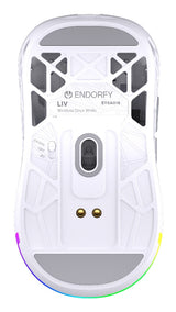 ENDORFY LIV Wireless Onyx White mus Spil Ambidextrous Bluetooth Optisk 12000 dpi