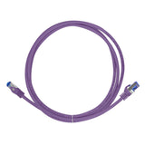 2Direct C6A019S netværkskabel Lilla 0,25 m Cat6a S/FTP (S-STP) Rund
