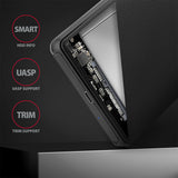 Axagon EE25-SLC drevkabinet HDD/SSD kabinet Sort 2.5"