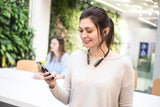 BakkerElkhuizen Tilde Air Premium Headset Trådløs Halsbånd Kontor/Callcenter Bluetooth Sort