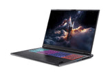 Acer Nitro 18 AI AMD AN18-61-R4KD AMD Ryzen AI 7 350 Laptop 45,7 cm (18") WQXGA 32 GB DDR5-SDRAM 1 TB SSD NVIDIA GeForce RTX 5070 Ti Wi-Fi 6E (802.11ax) FreeDOS Sort