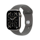 Apple Watch Series 11 OLED 42 mm Digital 374 x 446 pixel Berøringsskærm 5G Titanium Wi-Fi GPS (satellit)