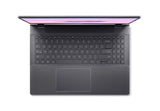 Acer Chromebook CB516-1H-582S Intel Core 5 120U 40,6 cm (16") WUXGA 16 GB LPDDR5-SDRAM 256 GB SSD Wi-Fi 6E (802.11ax) ChromeOS Grå QWERTZ Tysk