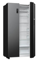 Gorenje NRR9185EABXLWD side-by-side køle-fryseskab Fritstående 547 L Sort, Rustfrit stål