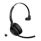 Jabra Evolve2 55 Headset Trådløs Kontor/Callcenter USB Type-C Bluetooth Opladningsstativ